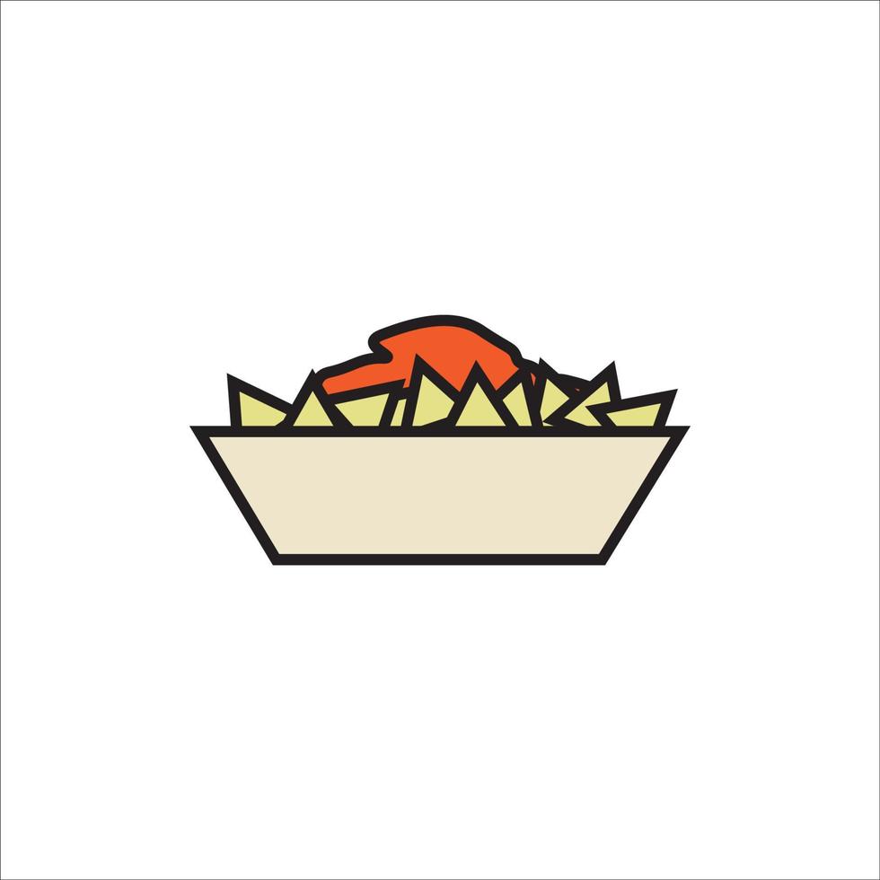 shawarma icon vector design