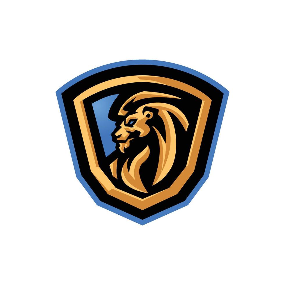 Fierce Lion Head Mascot Logo for Teams and Brands vector