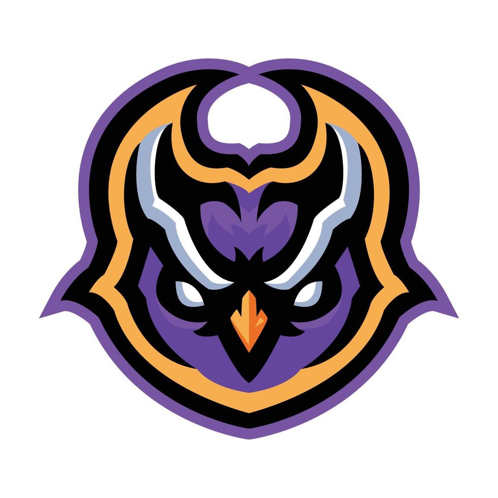 Sporty Owl Mascot Logo for Sports Teams and Brands vector