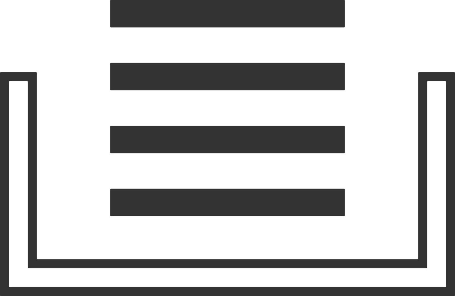 Clipboard, stack line icon. Simple, modern flat vector illustration for mobile app, website or desktop app on gray background