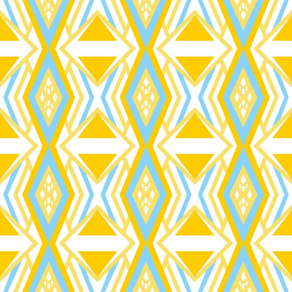 Chevron Seamless Pattern with Tribal Shape. Designed in Ikat, Aztec, Folk, Motif, Luxury Arabic Style. Ideal for Fabric Garment, Ceramics, Wallpaper. Vector Illustration.