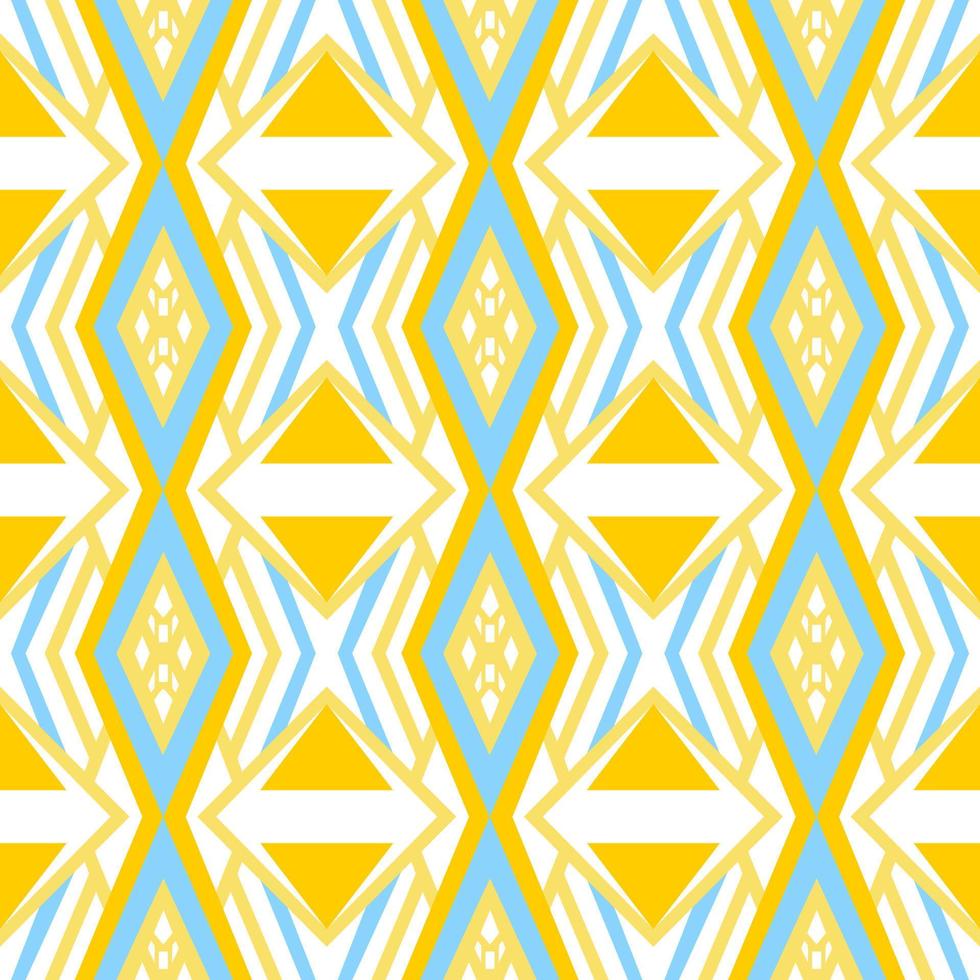 Chevron Seamless Pattern with Tribal Shape. Designed in Ikat, Aztec, Folk, Motif, Luxury Arabic Style. Ideal for Fabric Garment, Ceramics, Wallpaper. Vector Illustration.