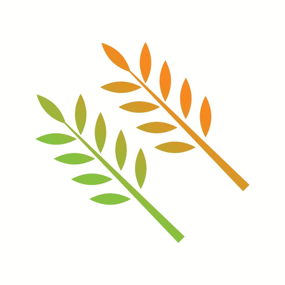 Beautiful Wheat Glyph Vector Icon