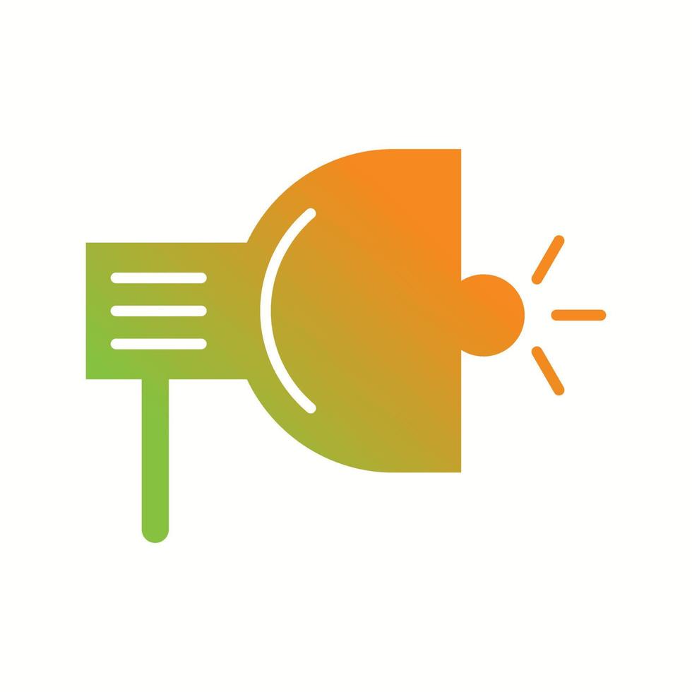 Beautiful Light Glyph Vector Icon
