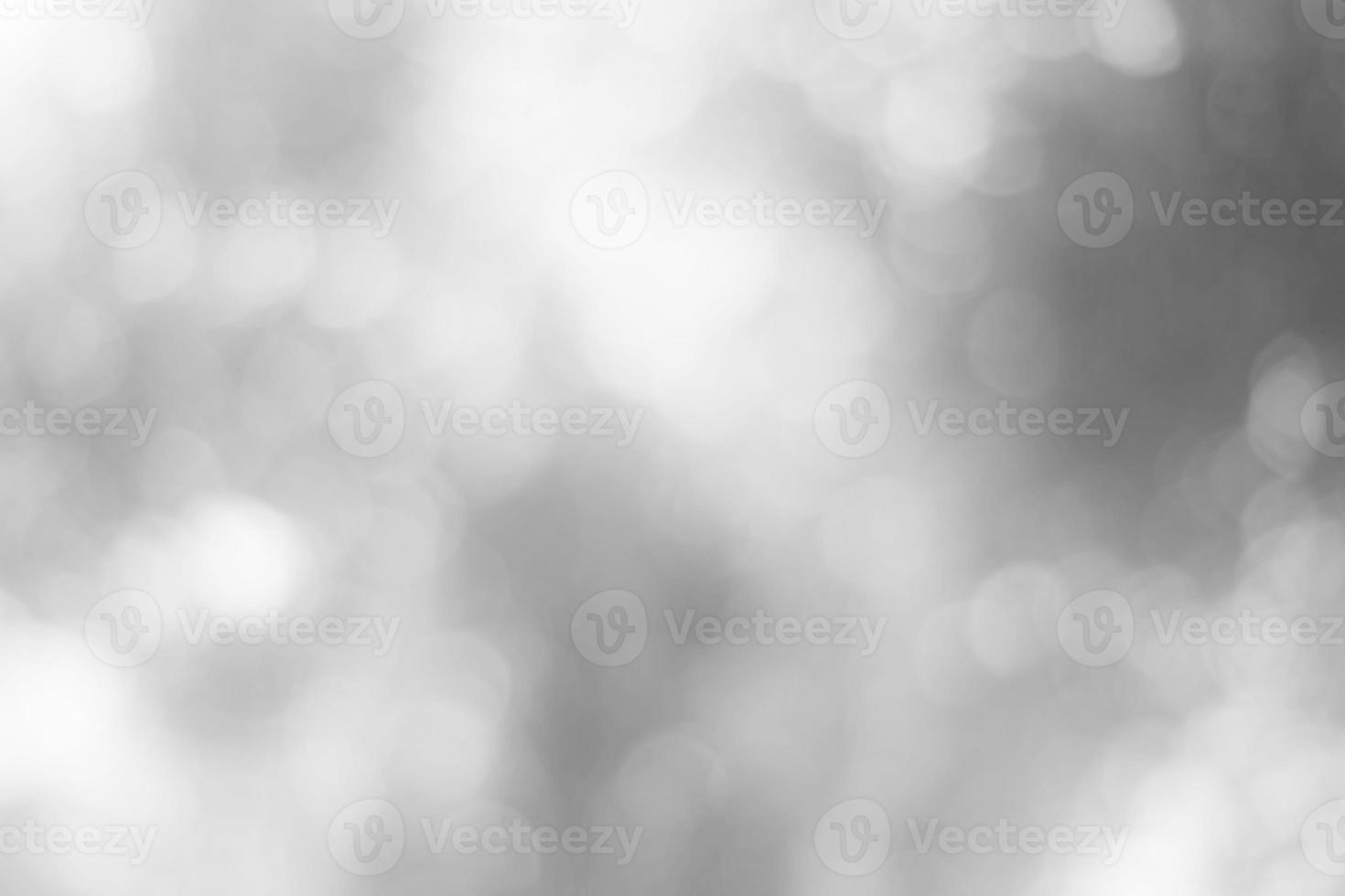 Abstract White Bokeh Background in the Garden. photo