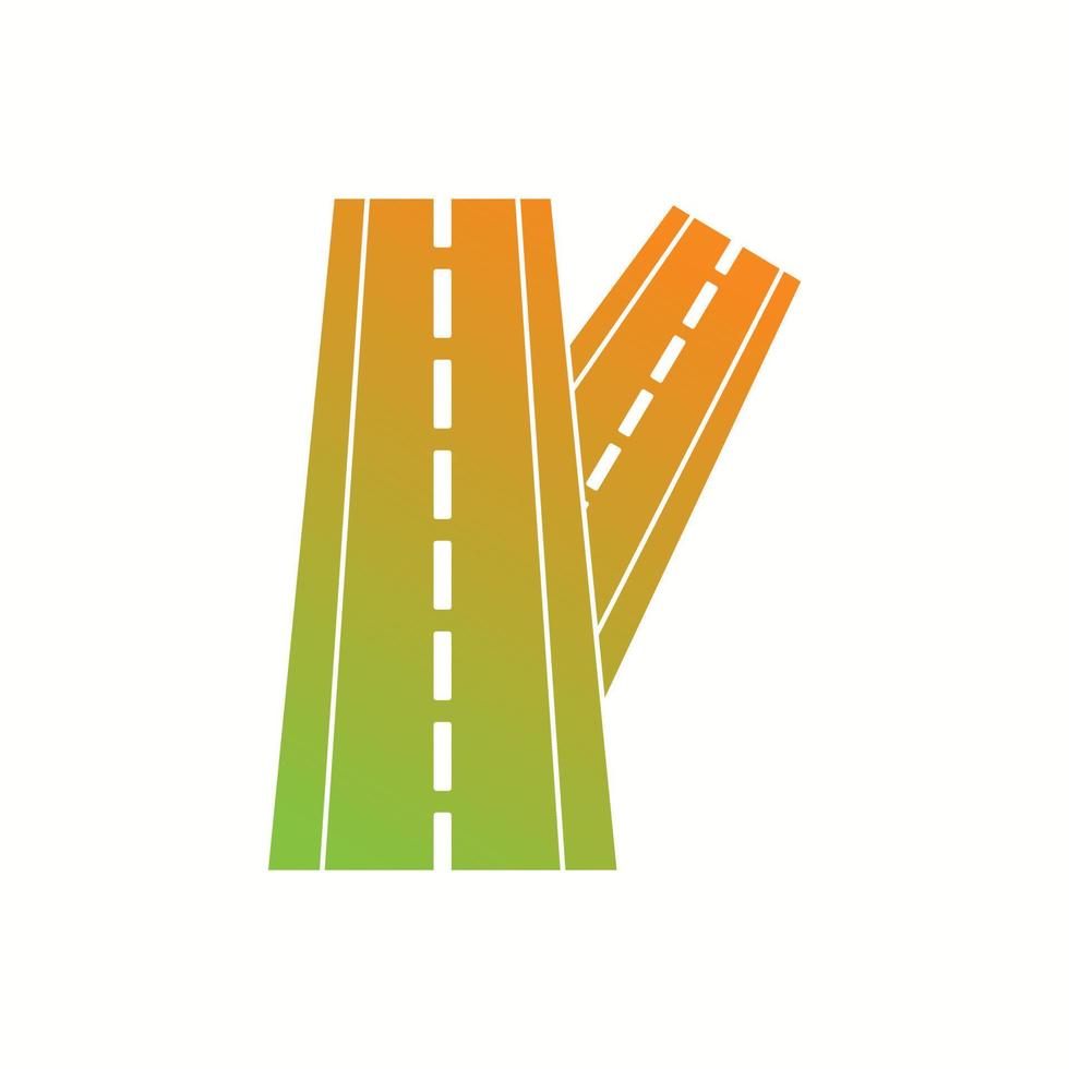 Beautiful Linked road Vector Glyph icon