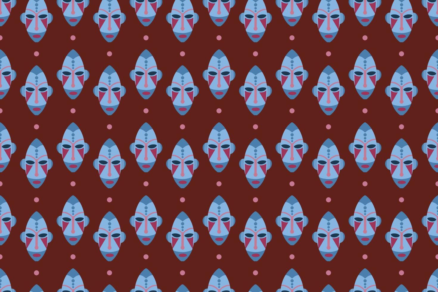 African Motif Background vector