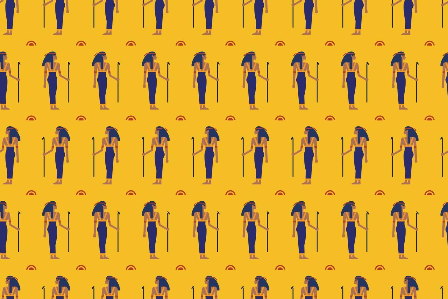 Historical Seamless Pattern vector