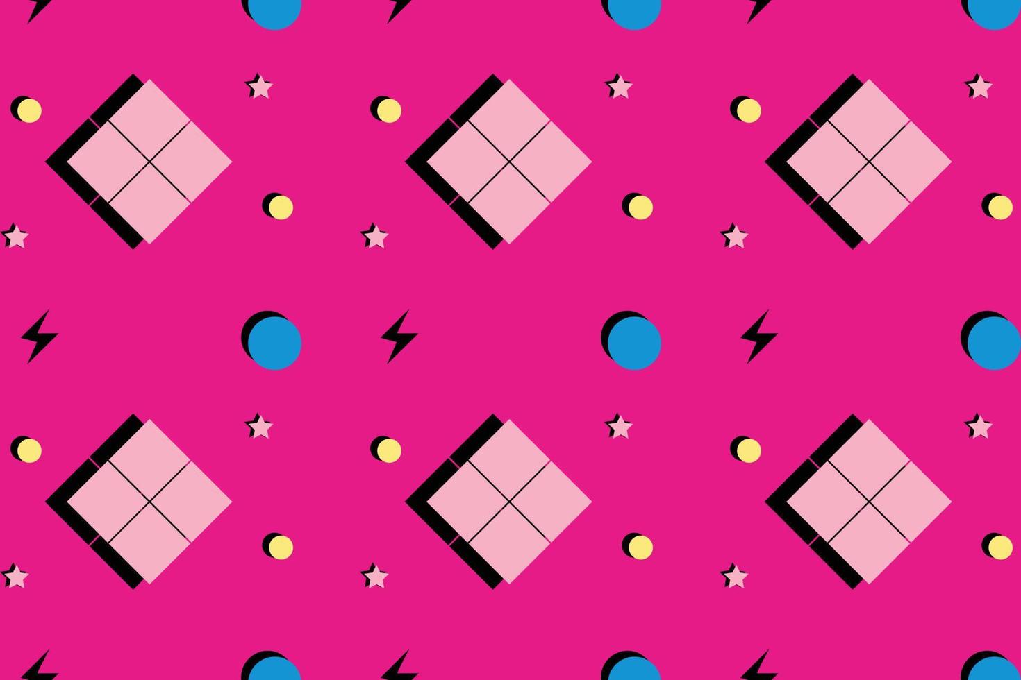 Pink Seamless Pattern vector