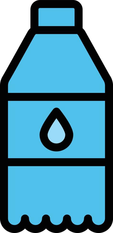Water bottle Vector Icon Design Illustration