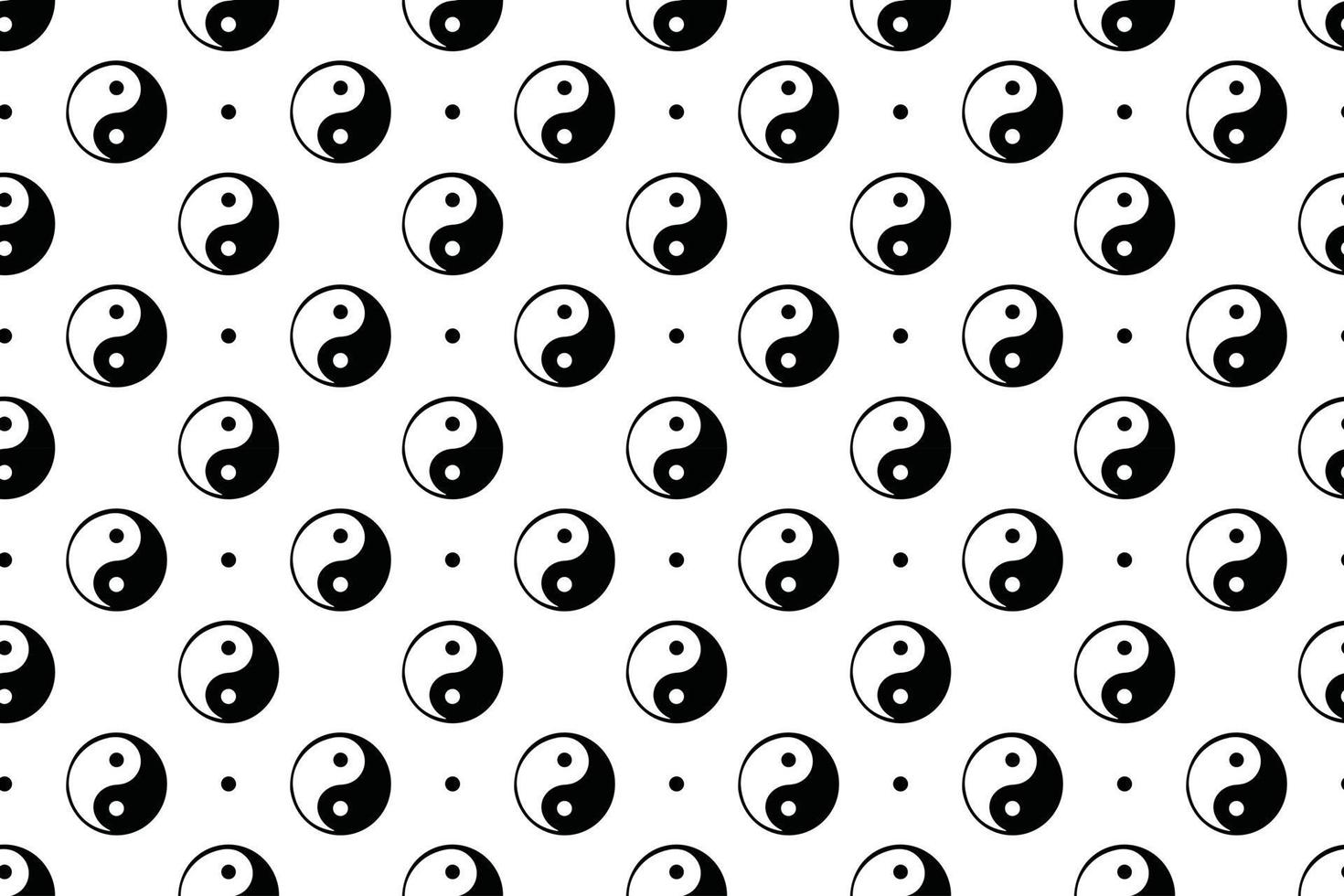 Chinese Yin yang Pattern vector
