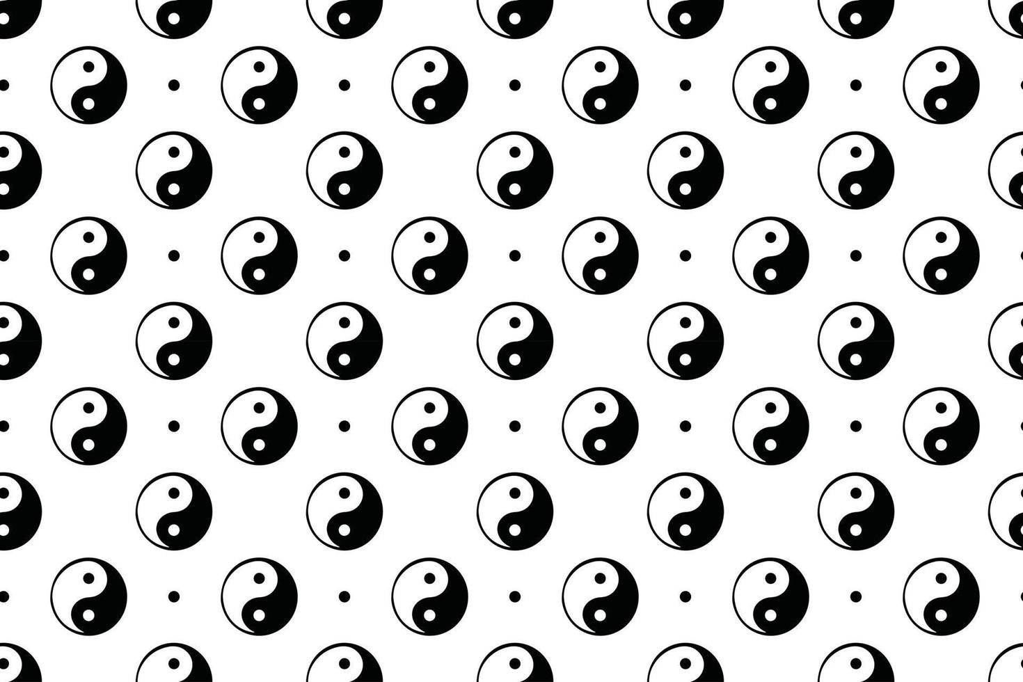 Chinese Yin yang Pattern vector