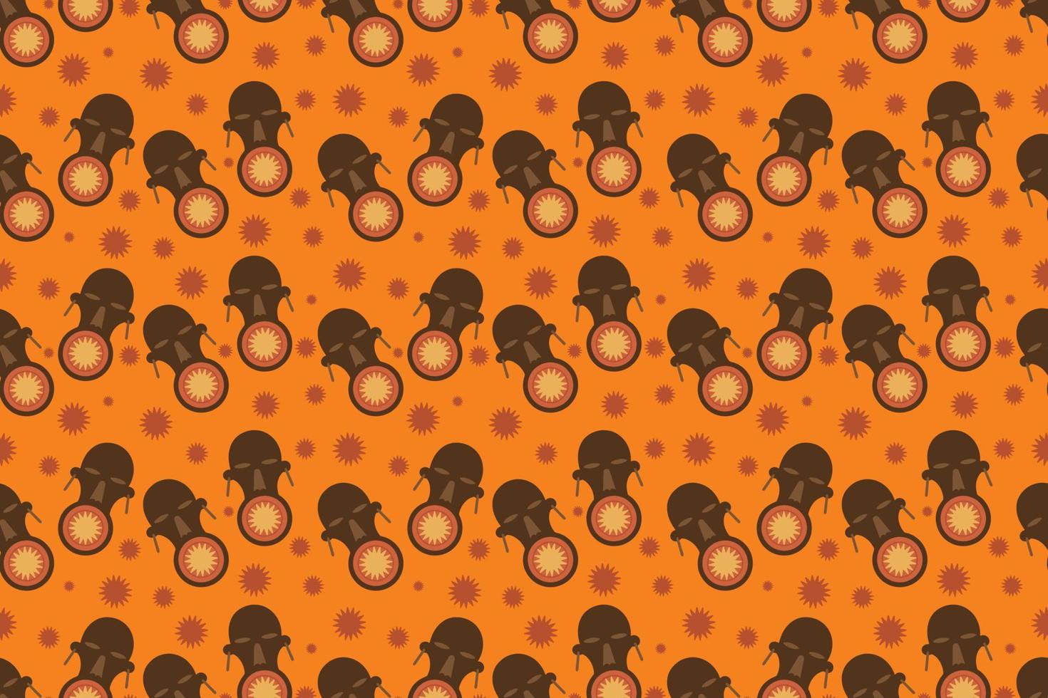 African Seamless Pattern vector