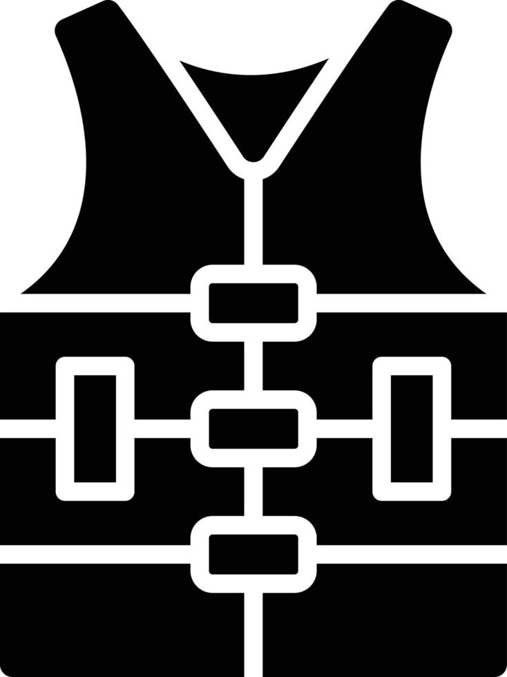 Life jacket Vector Icon Design Illustration