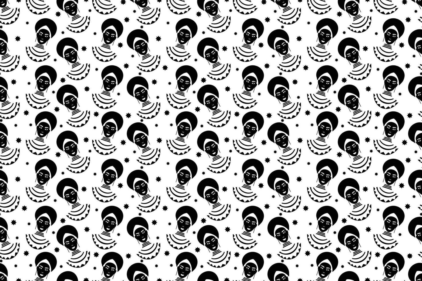 African Ethnic Pattern vector