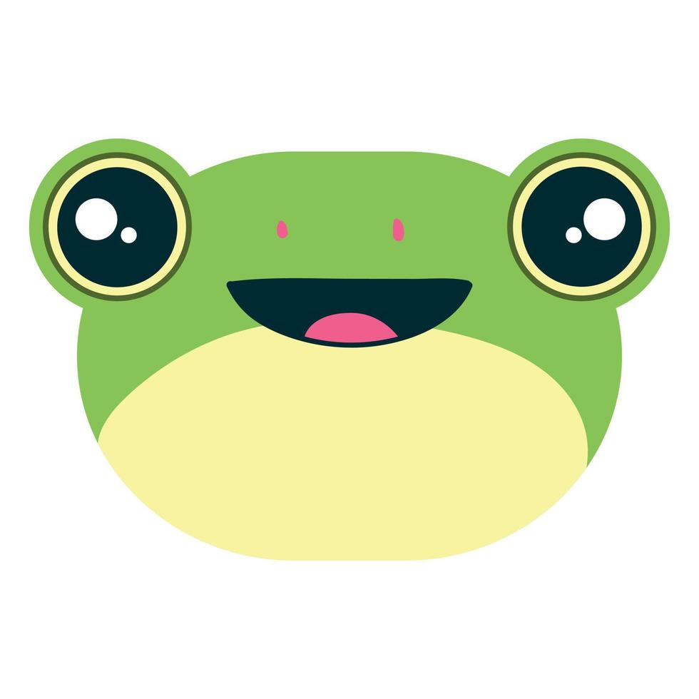Smiling Cute Frog Emoji 21675974 Vector Art at Vecteezy