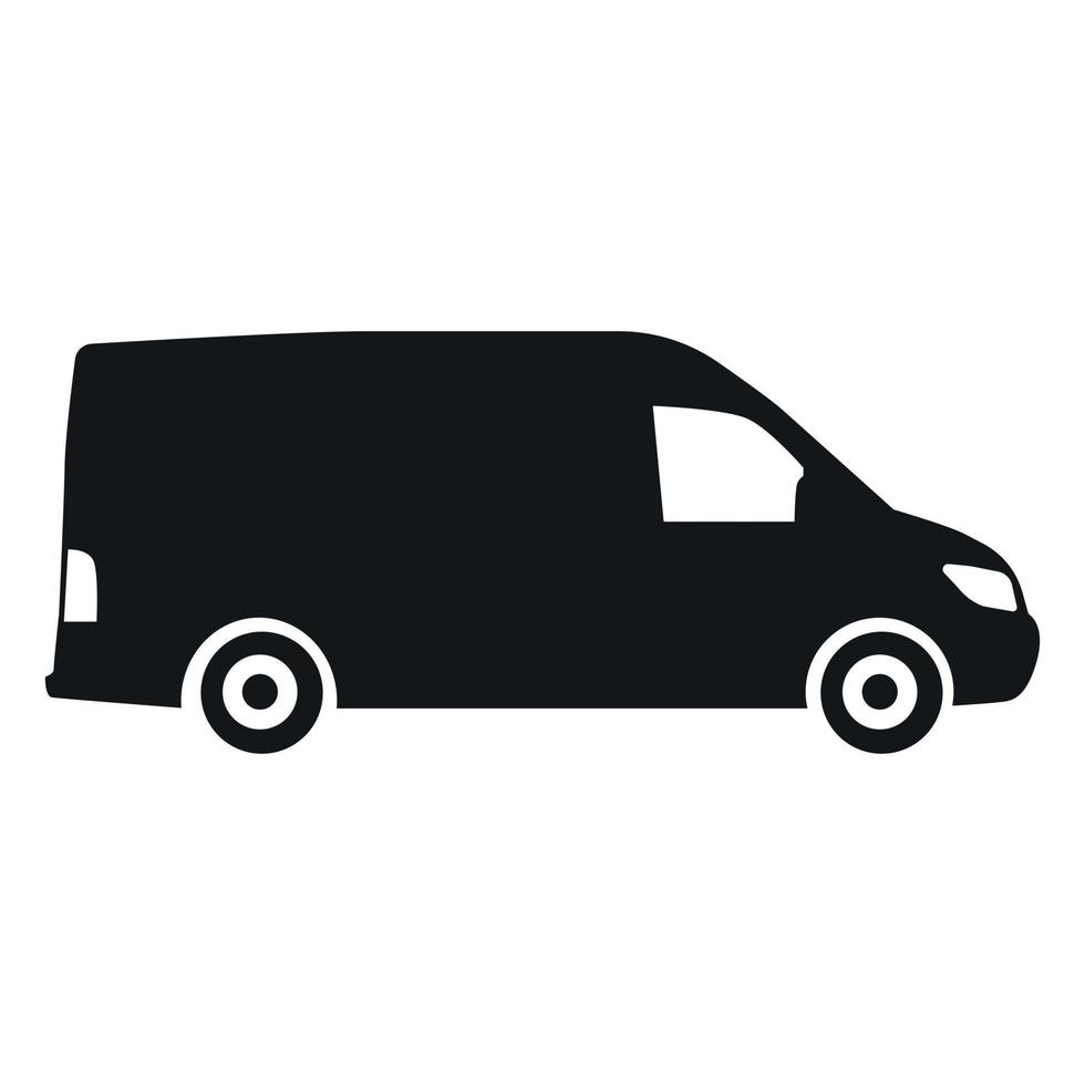 Van Side View Silhouette 21676000 Vector Art at Vecteezy