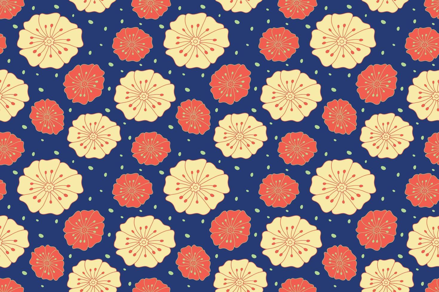 Simple Flower Background vector
