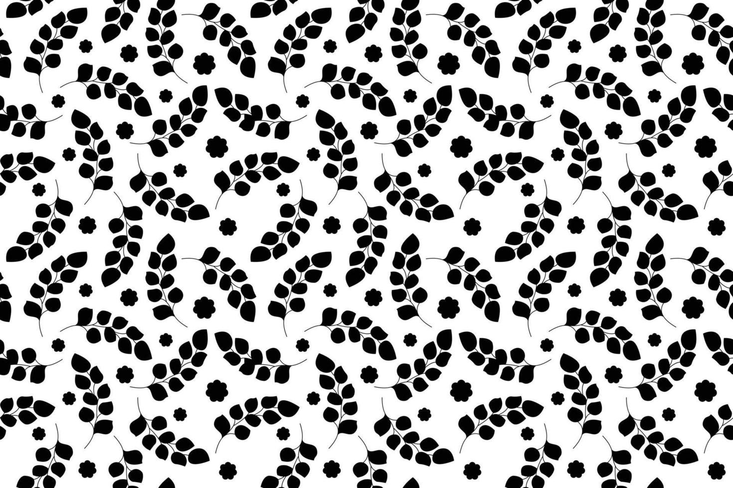 Retro Leaves Background vector