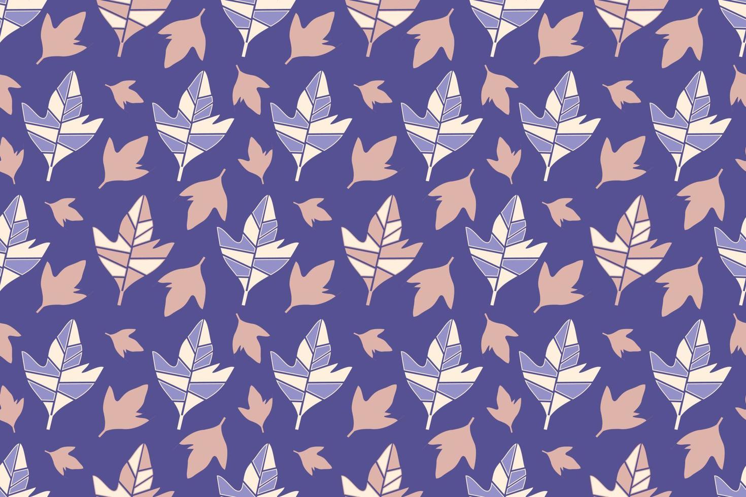 Purple Flowers Pattern vector