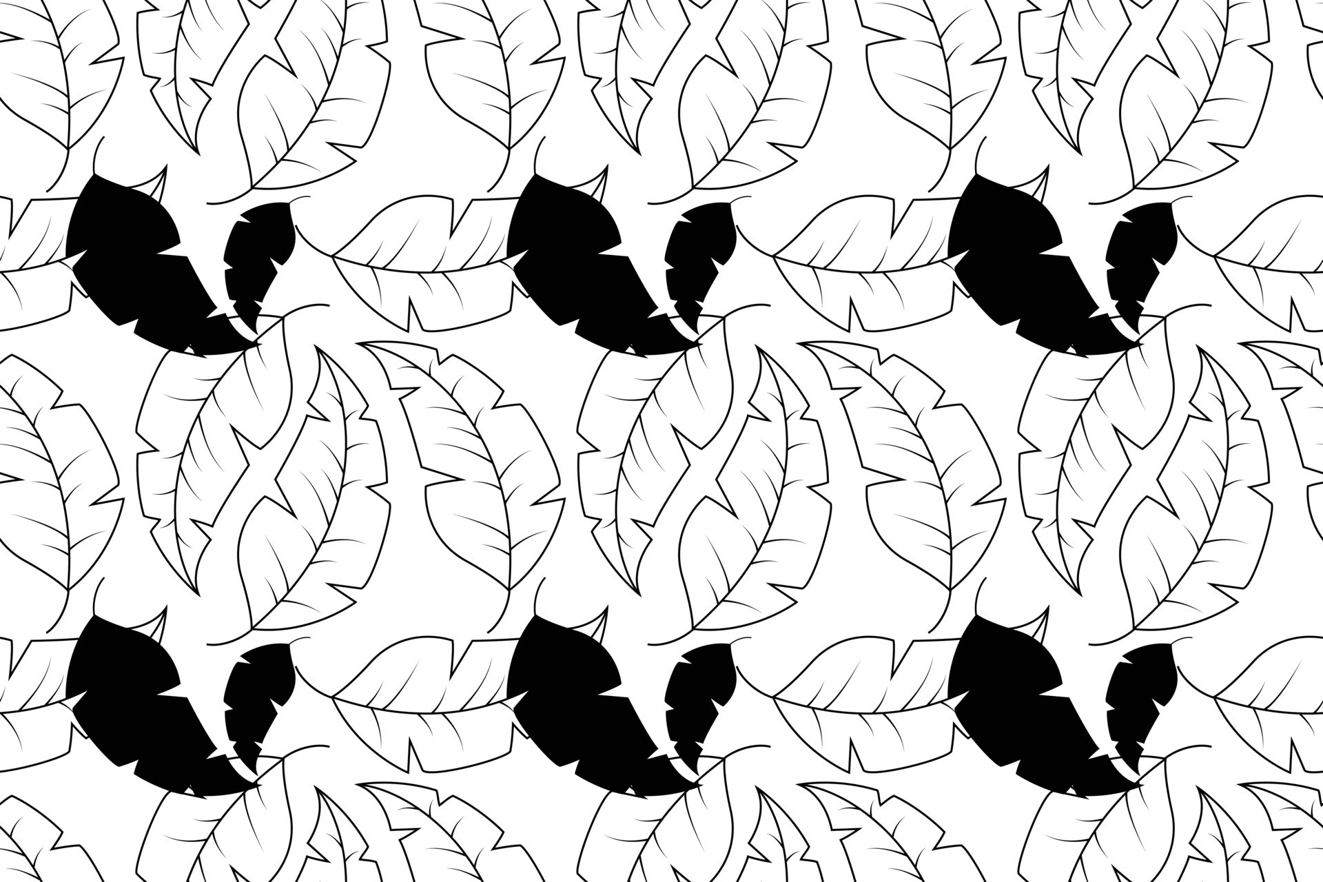 Abstract Leaves Pattern 21676308 Vector Art at Vecteezy