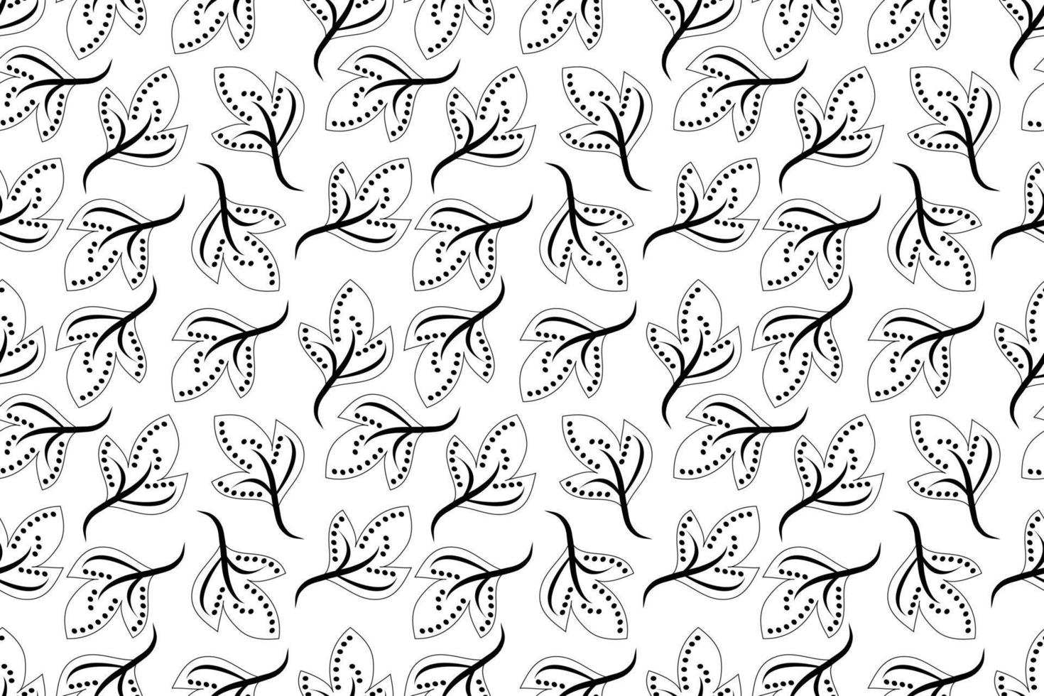 Abstract Leaves Pattern vector
