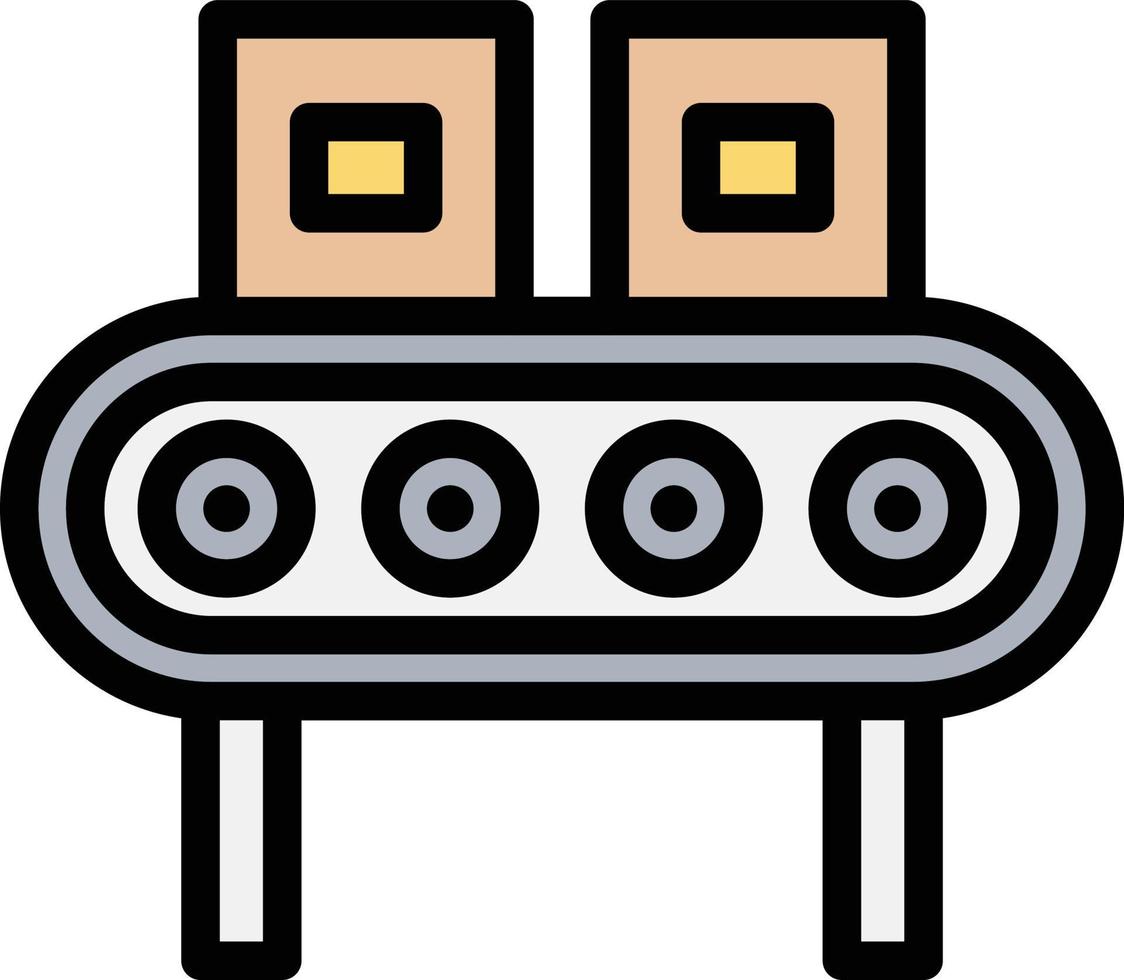 Conveyor Vector Icon Design Illustration