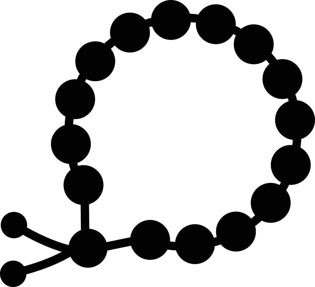 Beads Vector Icon Design Illustration