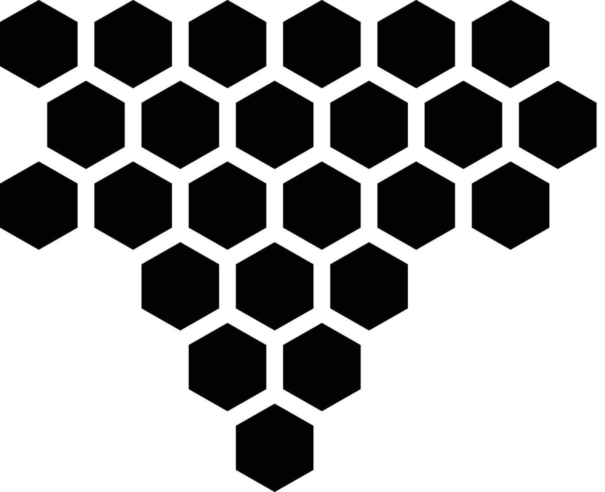 Honey comb Vector Icon Design Illustration