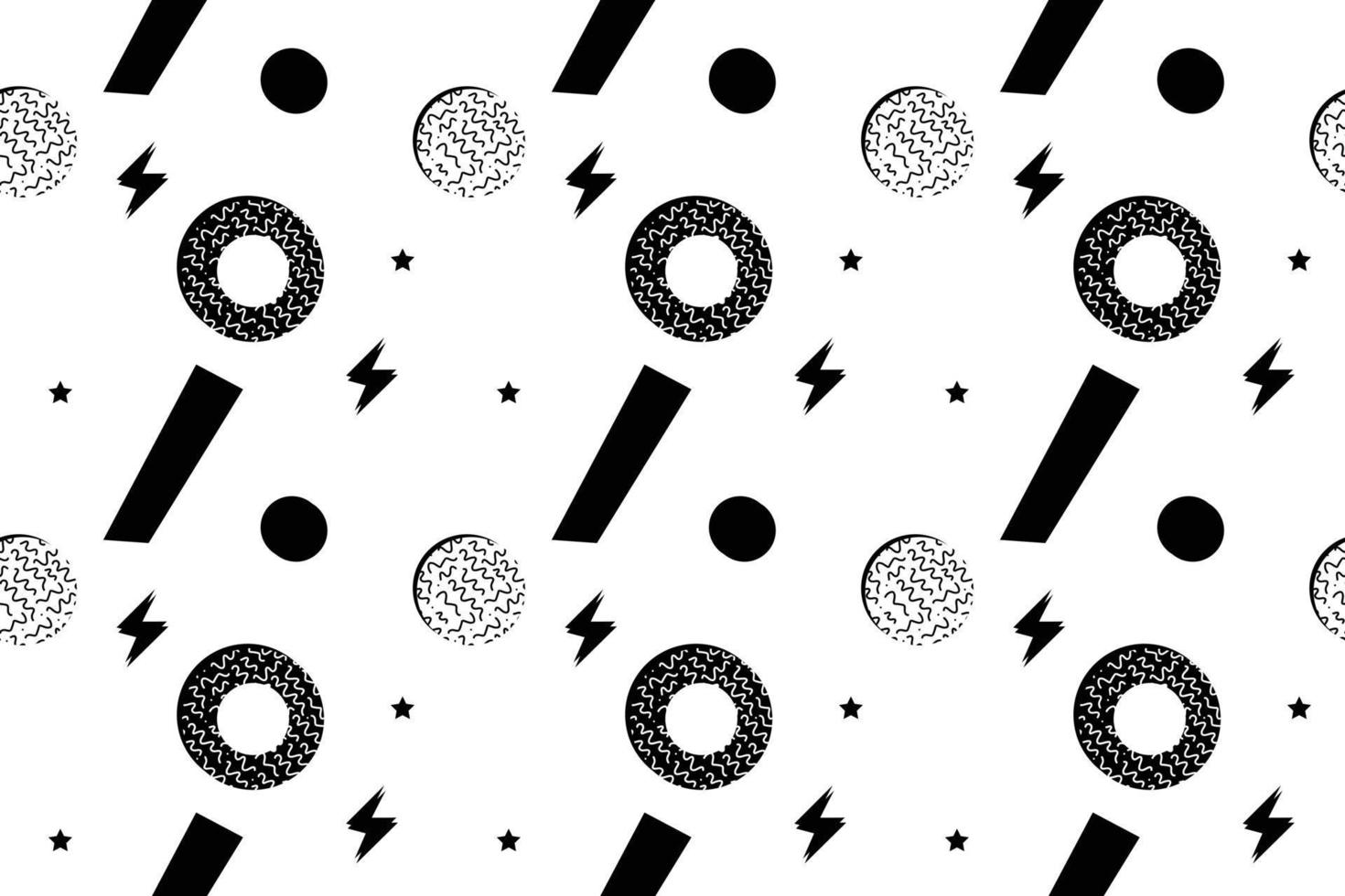 Monochrome Geometric Background vector