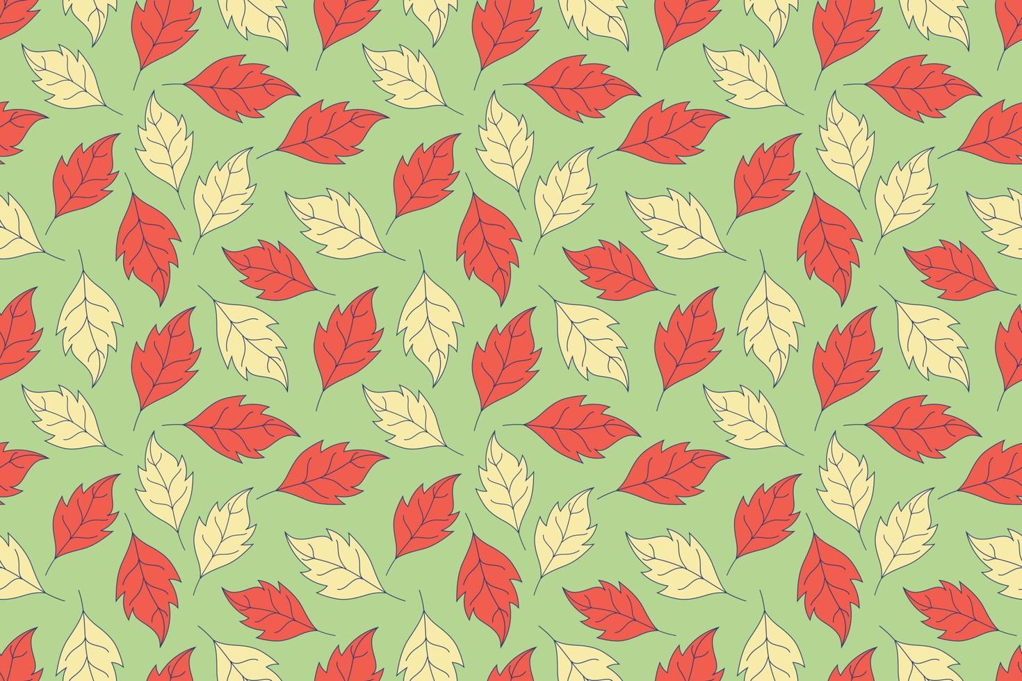 Simple Leaves Background vector