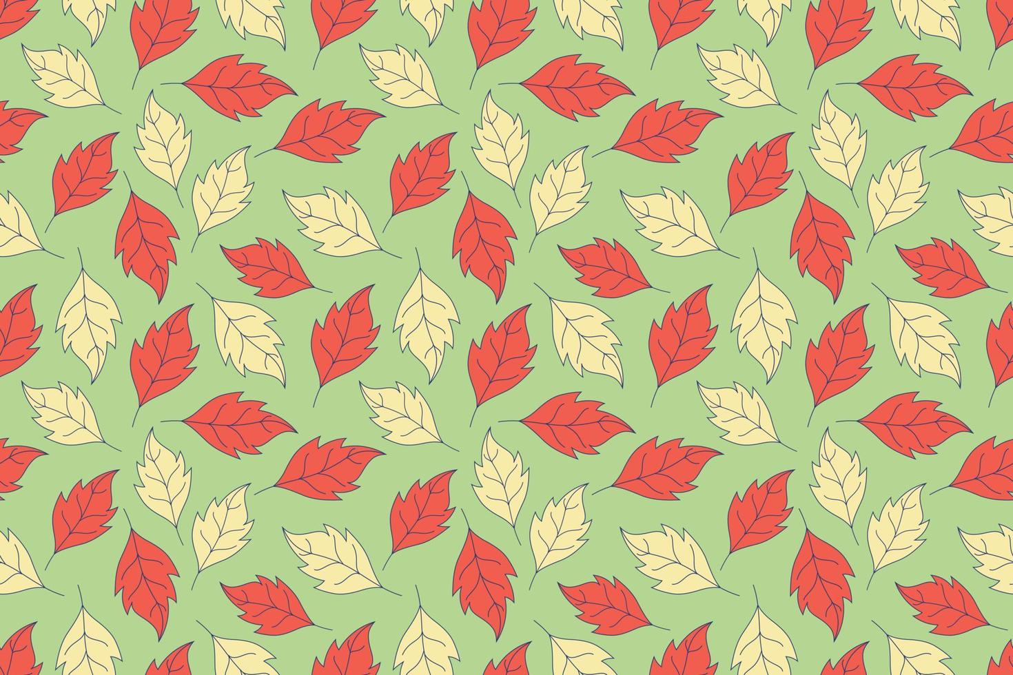 Simple Leaves Background vector