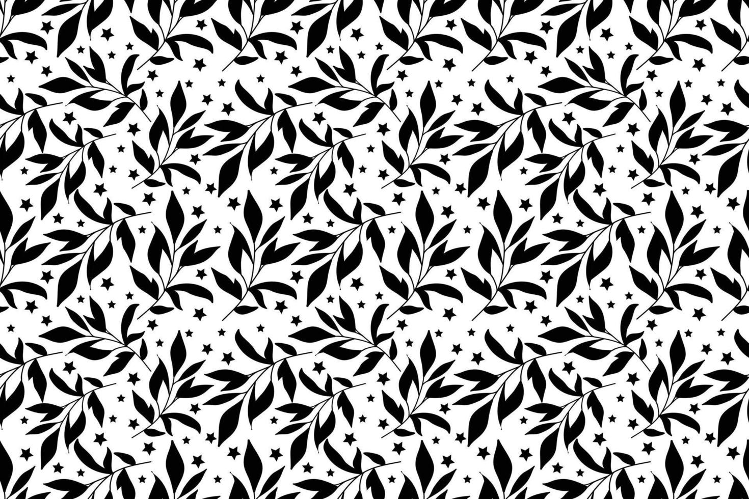 Botanical Motif Background vector