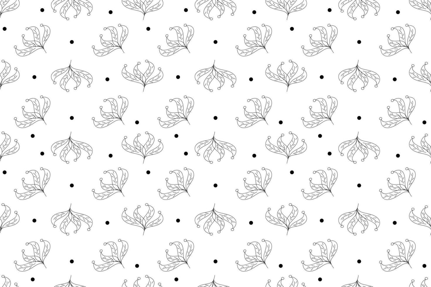 Seamless Botanical Pattern vector