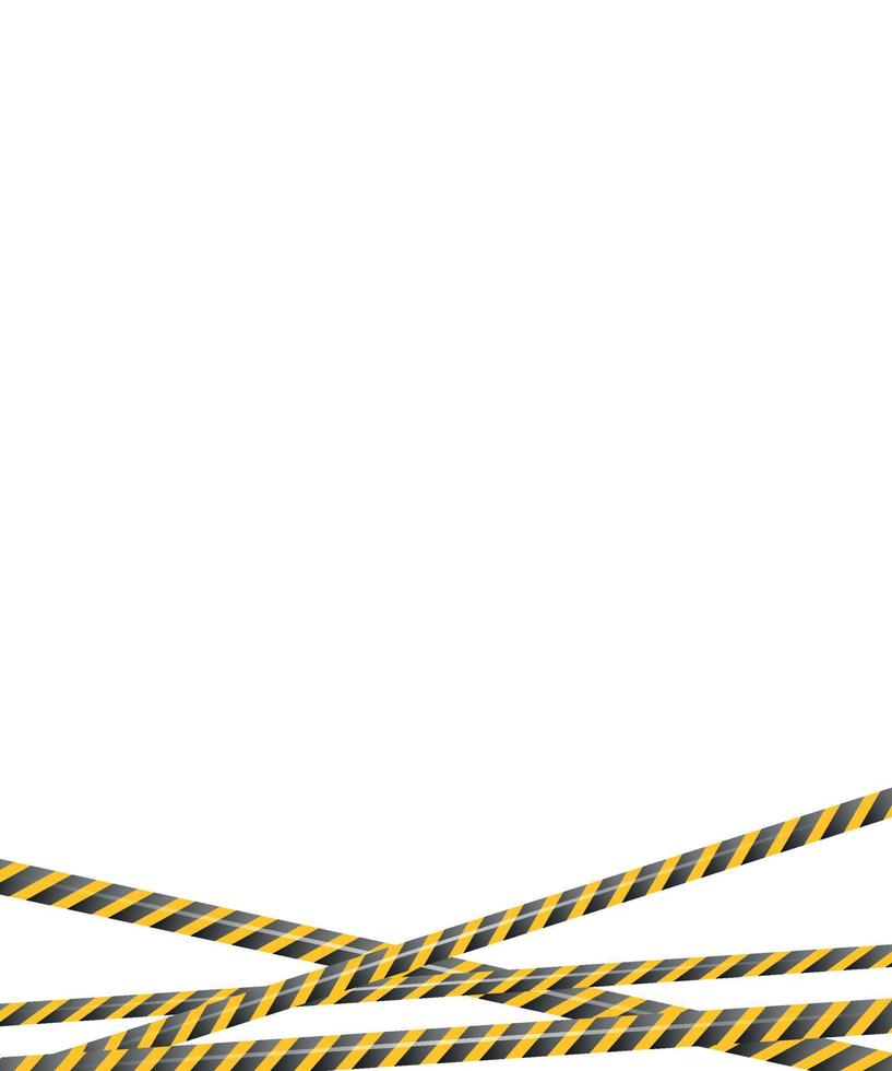 Vector background of caution yellow warning lines.