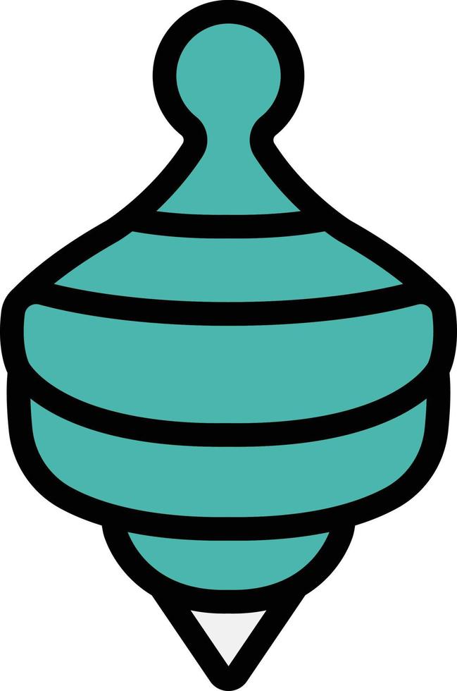 Spinning top Vector Icon Design Illustration