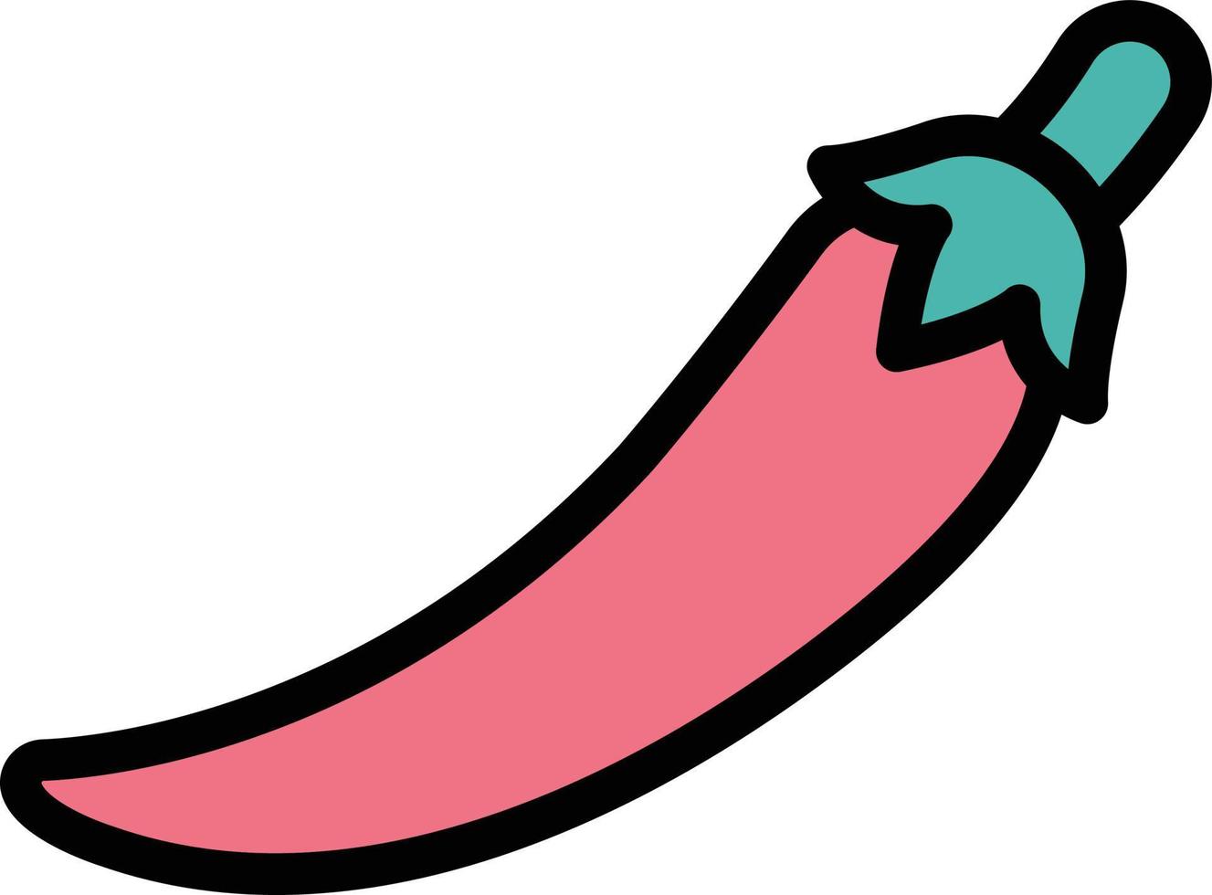 Chilli Vector Icon Design Illustration