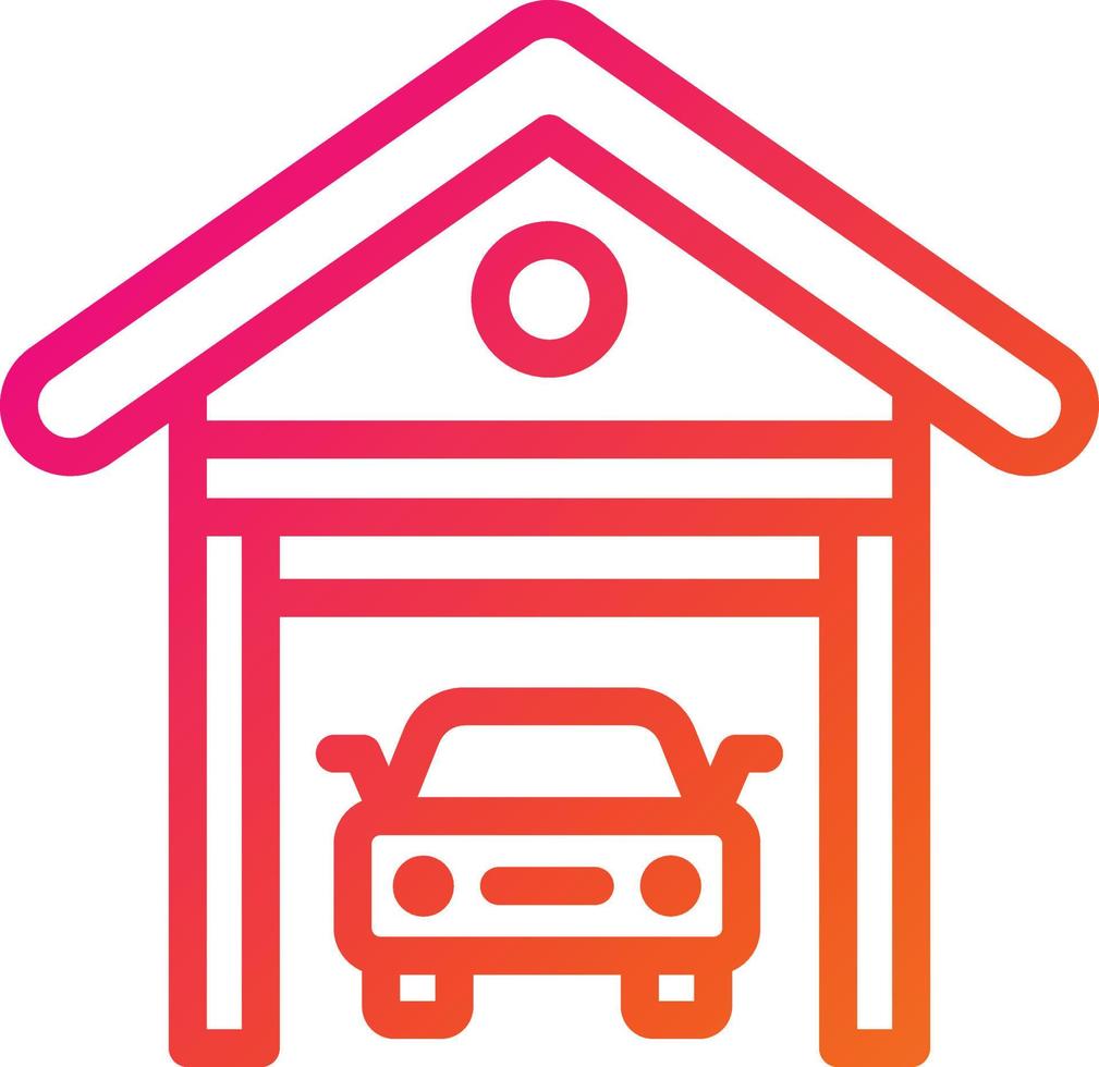 Garage Vector Icon Design Illustration