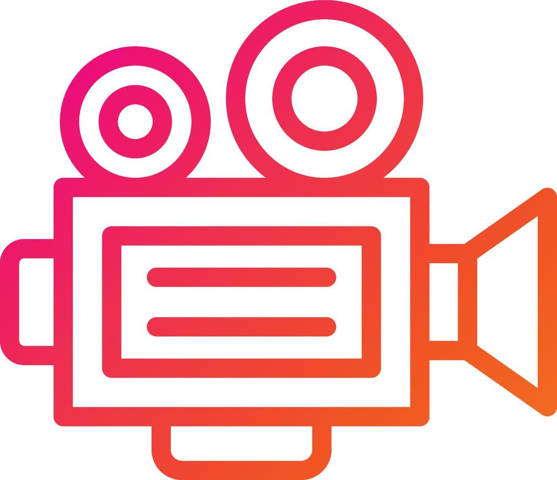 Movie camera Vector Icon Design Illustration