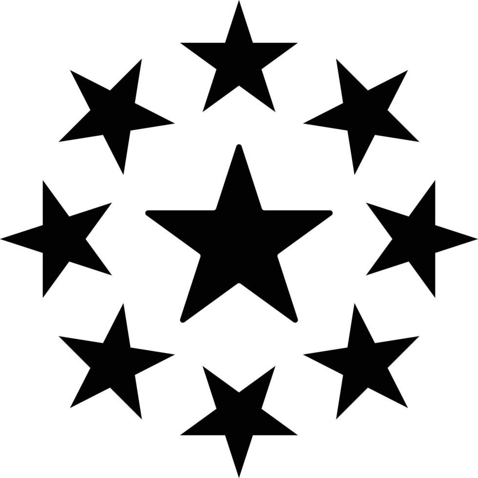 ilustración de diseño de icono de vector de estrella