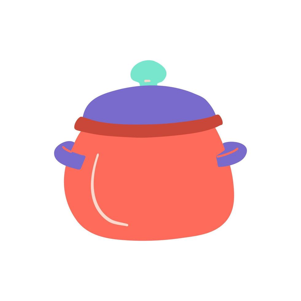 dibujos animados color linda pan cocina icono. vector