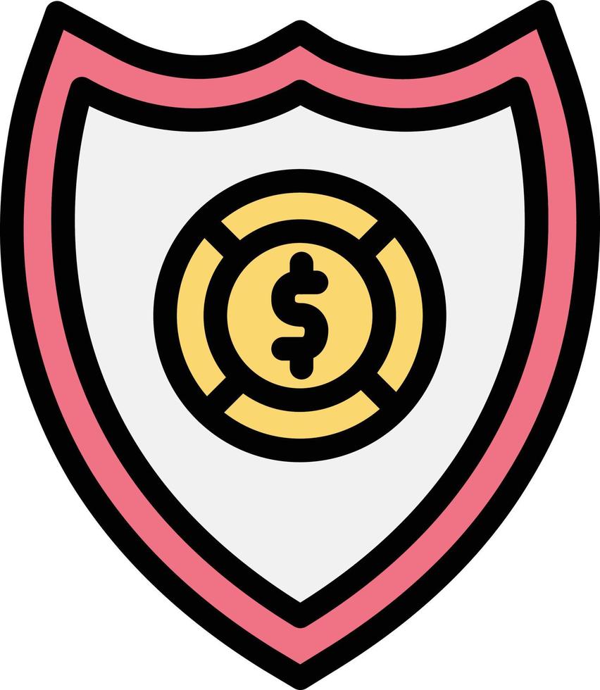 Shield Vector Icon Design Illustration