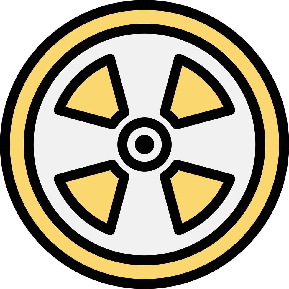 Nuclear Vector Icon Design Illustration