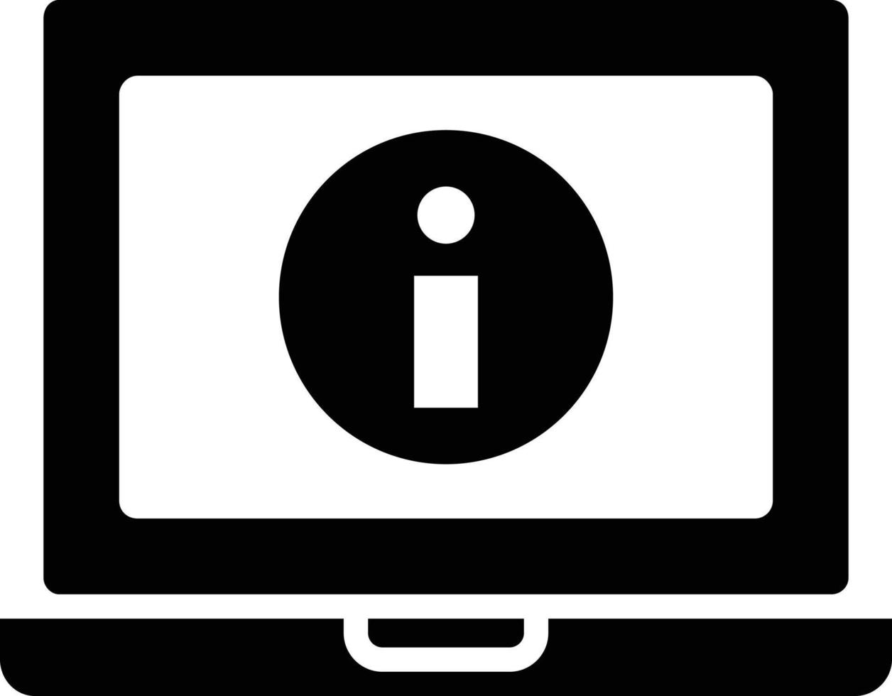 ilustración de diseño de icono de vector de información