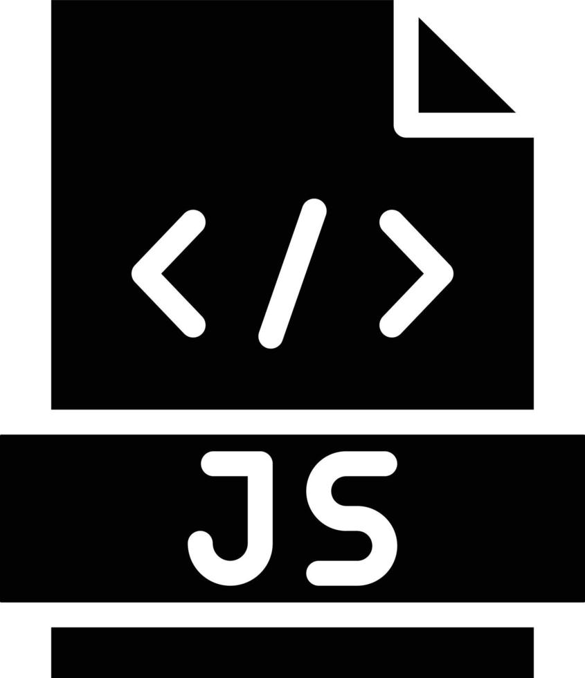 Javascript Vector Icon Design Illustration