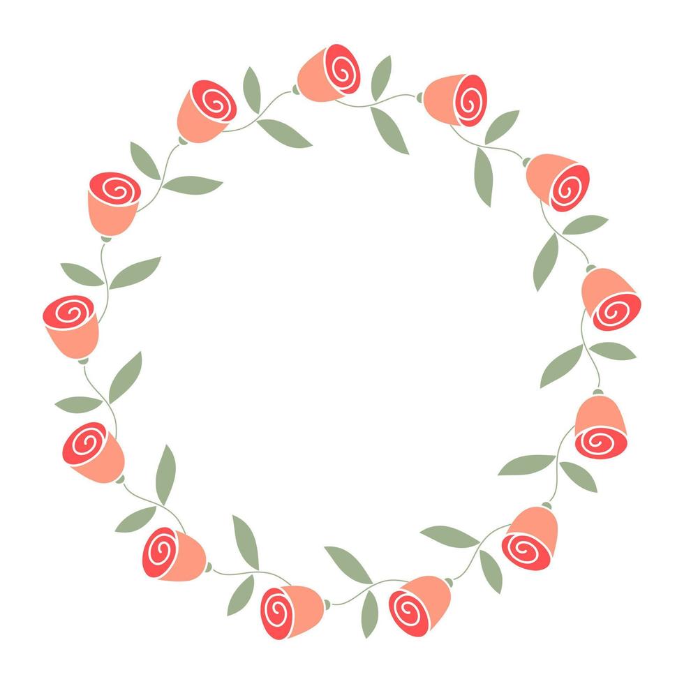 Clip art set of hand drawn doodle roses on isolated background. Design for mothers day, Easter, springtime, summertime, wedding celebration, scrapbooking, invitation, textile, home decor, paper craft. vector