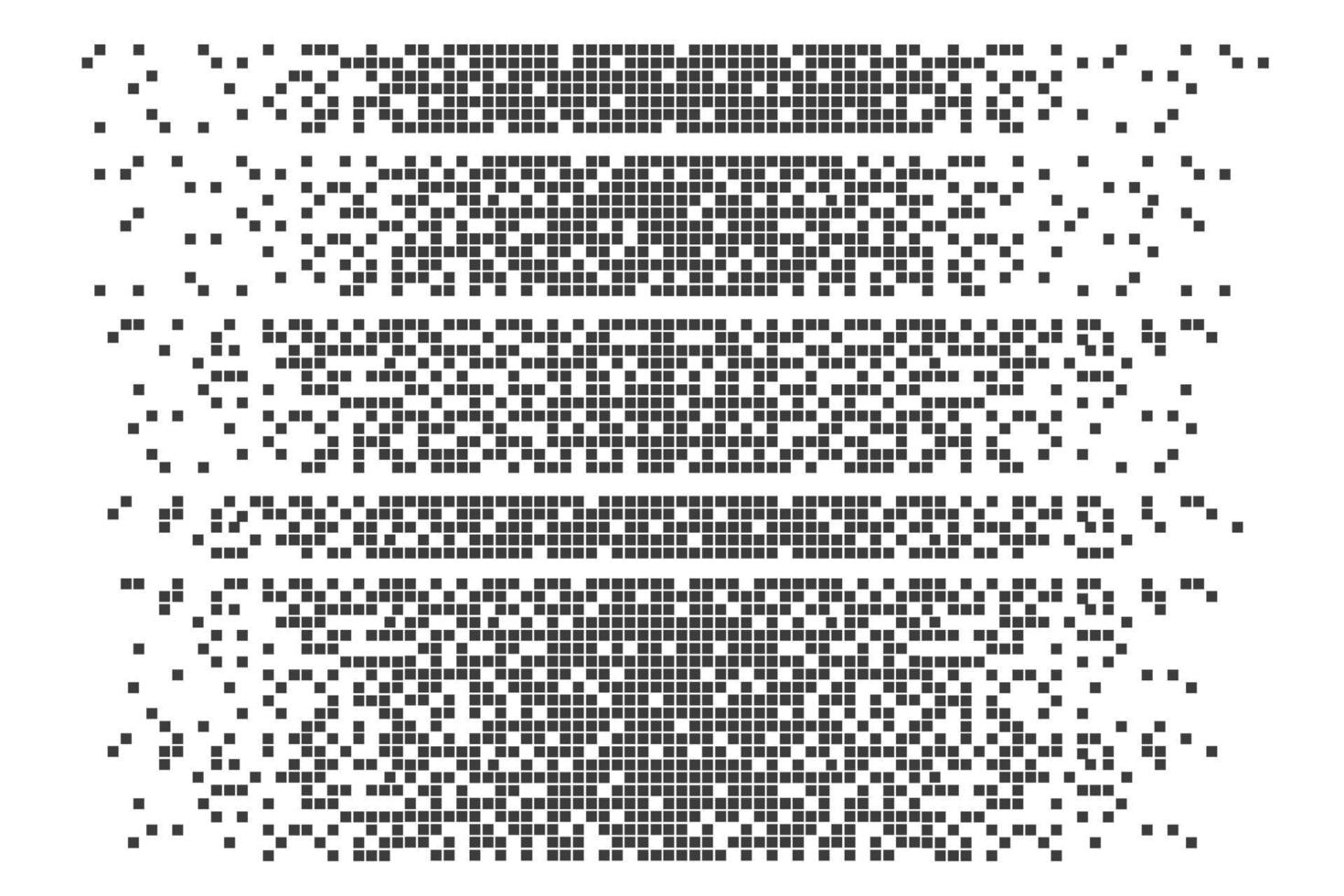 Dissolved filled square dotted vector icon with disintegration effect. Vector rectangle elements are grouped. Isolated on white background.