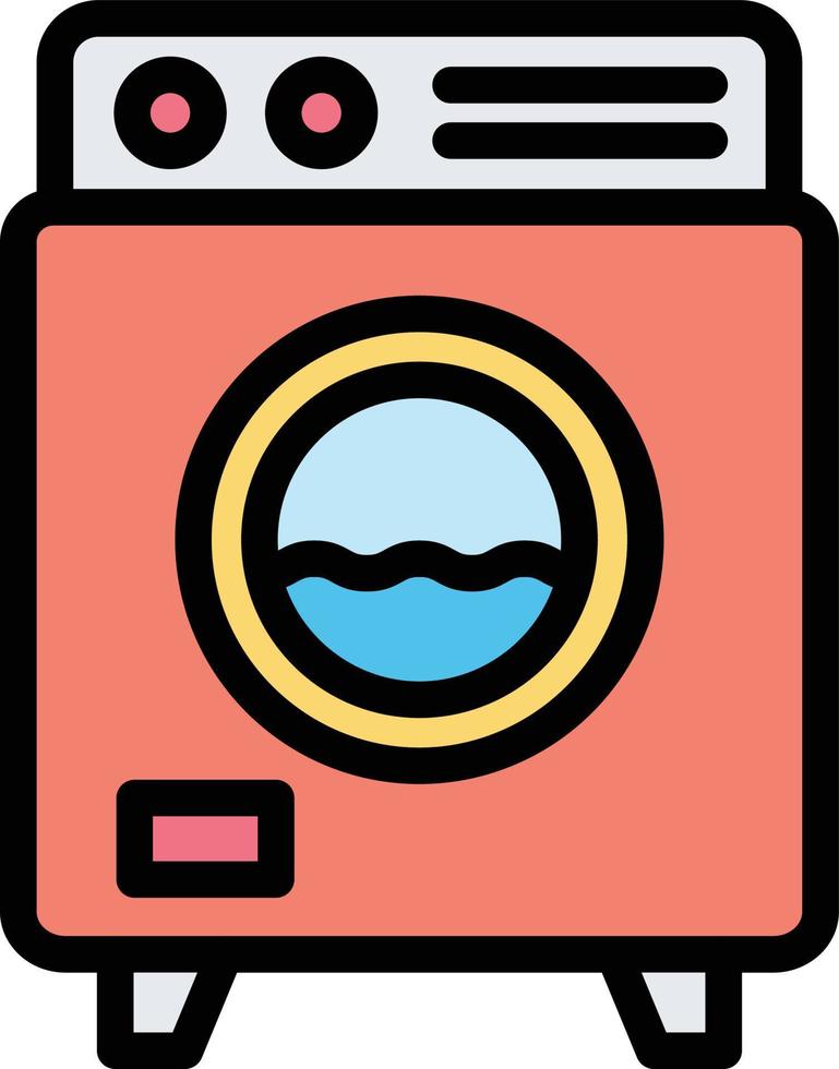 Washing machine Vector Icon Design Illustration