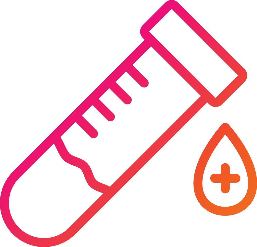 Blood sample Vector Icon Design Illustration