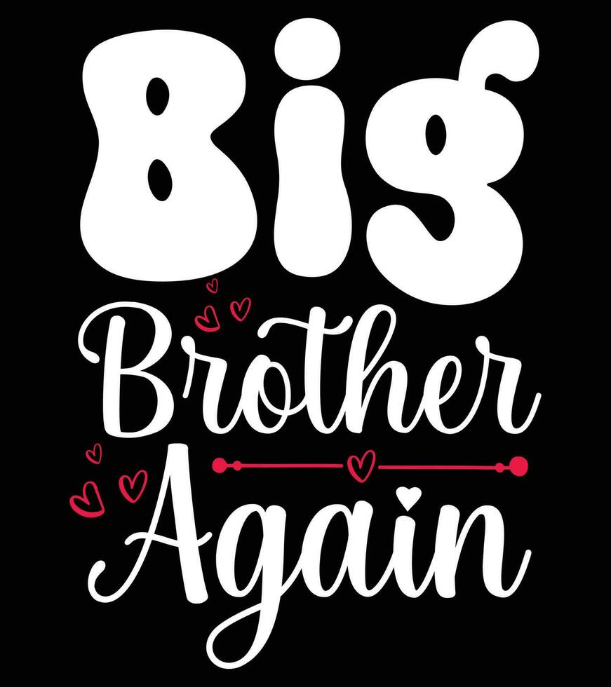 National Sibling Day Typography and Lettering Free Vector Design.